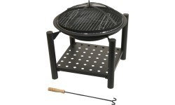 SABATINI fireplace with grill grate and lid
