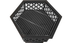 HEXAGON varinės patinos laužavietė su dangčiu