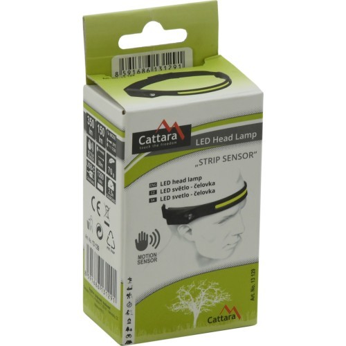 Prožektorius ant galvos STRIP SENSOR 350 lm, įkraunamas