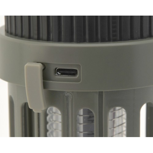 Flashlight PLUM retractable rechargeable + insect catcher