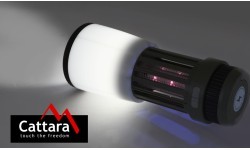 Flashlight PLUM retractable rechargeable + insect catcher