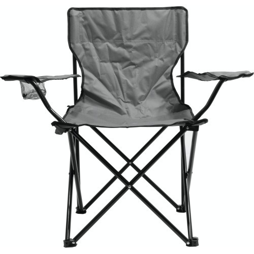 Folding camping chair BARI grey