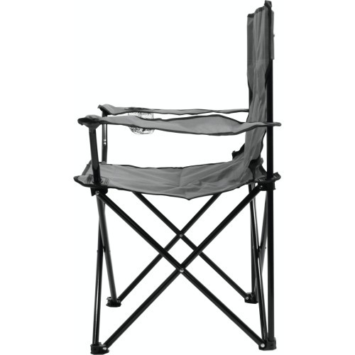Folding camping chair BARI grey