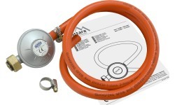 Gas pressure regulator 30mbar EN16129 - 0,9m hose set