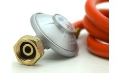 Gas pressure regulator 30mbar EN16129 - 1,5m hose set