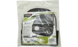 Cap BLACK with LED flashlight USB charging