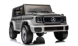 Elektromobilis Mercedes Benz EQG, sidabrinis