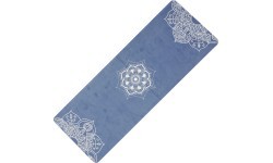 Yoga Mat Yate, Natural Rubber - Pattern C, Blue