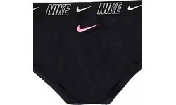 Nike Girls' Swimsuit Nk G Logo Tape Crossback Black NESSE728 001