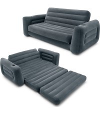 Pripučiama sofa-lova, konvertuojamas čiužinys 2in1 INTEX 66552