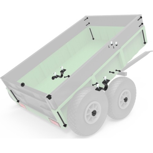 Didelė priekaba – surinkimo rinkinys Tandem Trailer XL