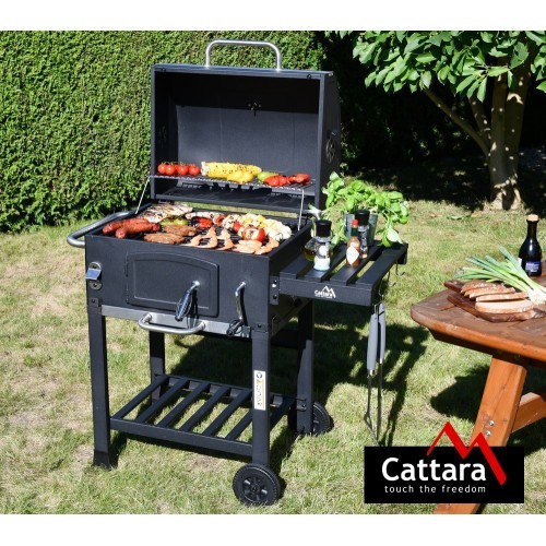 Anglinis grilis su ketaus grotelėmis Cattara Royal Classic