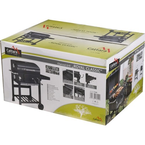 Charcoal Grill with a Cast Iron Grate Cattara Royal Classic