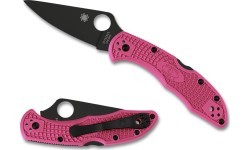 Sulankstomas peilis Spyderco C11FPPNS30VBK Delica Pink Heels