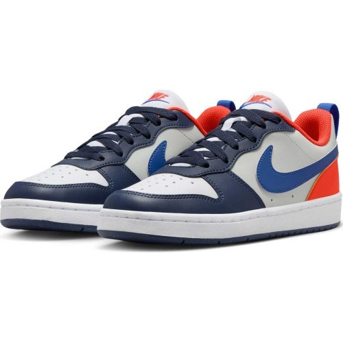 Подростковые кроссовки Nike Court Borough Low Blue Orange DV5456 401