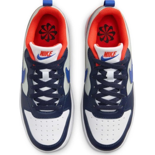 Подростковые кроссовки Nike Court Borough Low Blue Orange DV5456 401