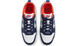 Подростковые кроссовки Nike Court Borough Low Blue Orange DV5456 401
