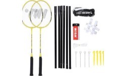 ALUMTEC 4466 BADMINTON SET 2 PCS + DARTS 3 PCS+GRID+WISH LINES