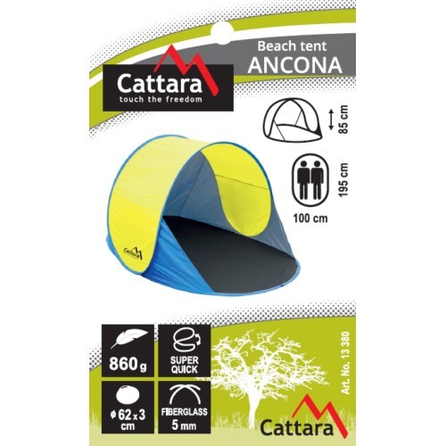 Пляжная палатка Cattara Ancona 120 x 195 x 85 см