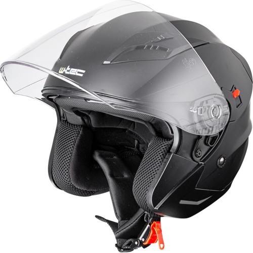 Motorcycle Helmet W-TEC Putta - Matt Black