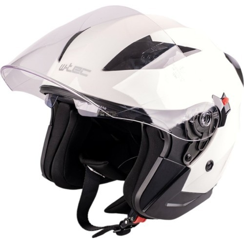 Motorcycle Helmet W-TEC Putta - Pearl White