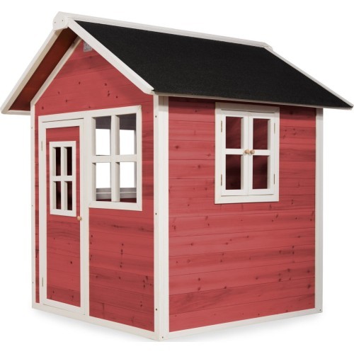 EXIT Loft 100 wooden playhouse - red