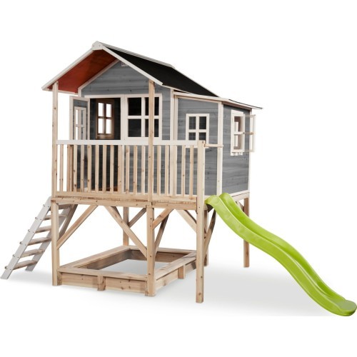 EXIT Loft 550 wooden playhouse - grey