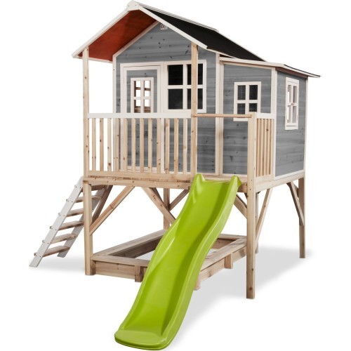 EXIT Loft 550 wooden playhouse - grey