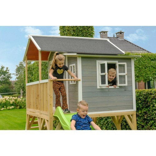 EXIT Loft 550 wooden playhouse - grey