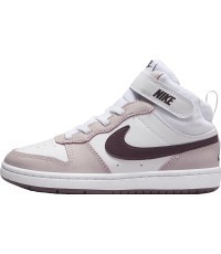 Детские кроссовки Nike Court Borough Mid 2 White Violet CD7783 118