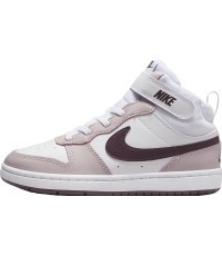 Nike Avalynė Vaikams Court Borough Mid 2 White Violet CD7783 118