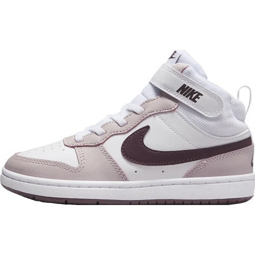 Nike Court Borough Mid 2 sneakers, kids, White Violet CD7783 118