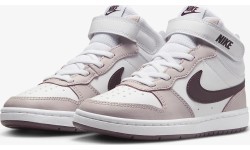 Nike Court Borough Mid 2 sneakers, kids, White Violet CD7783 118