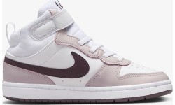 Nike Court Borough Mid 2 sneakers, kids, White Violet CD7783 118