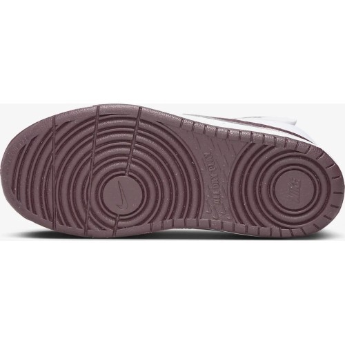 Nike Court Borough Mid 2 sneakers, kids, White Violet CD7783 118