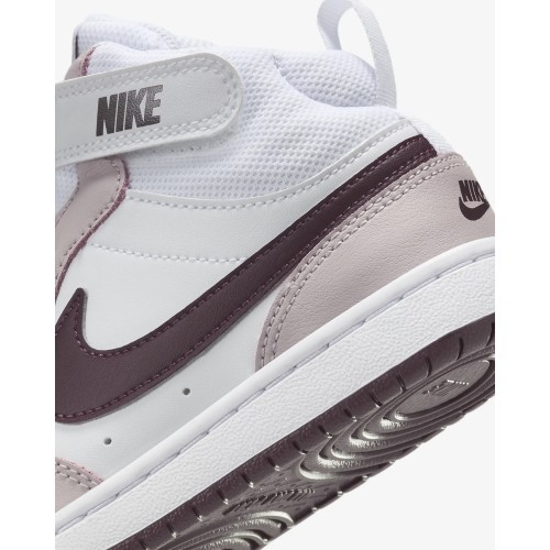Nike Avalynė Vaikams Court Borough Mid 2 White Violet CD7783 118