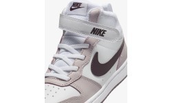 Nike Court Borough Mid 2 sneakers, kids, White Violet CD7783 118