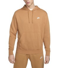 Nike Džemperis Vyrams Nsw Club Hoodie Po Bb Fleece Brown BV2654 224