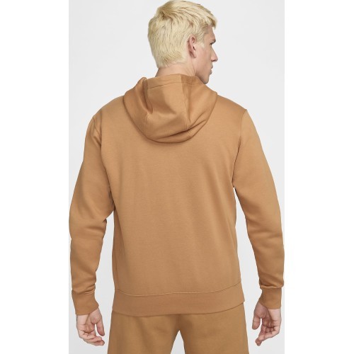 Мужская толстовка Nike Nsw Club Hoodie Po Bb Fleece Brown BV2654 224