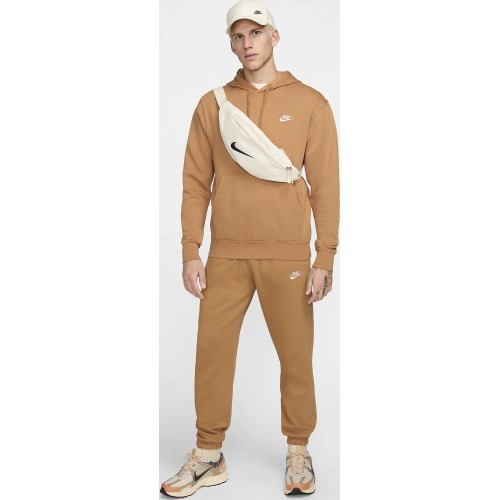Мужская толстовка Nike Nsw Club Hoodie Po Bb Fleece Brown BV2654 224