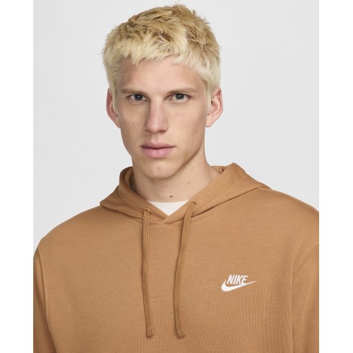 Мужская толстовка Nike Nsw Club Hoodie Po Bb Fleece Brown BV2654 224