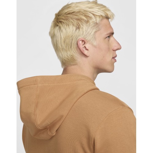 Nike Men's Sweatshirt Nsw Club Hoodie Po Bb Fleece Brown BV2654 224