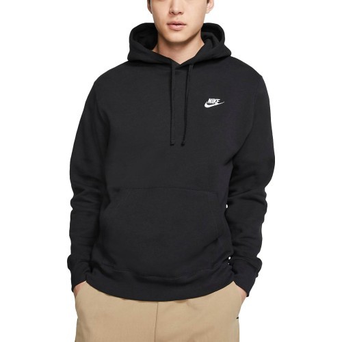 Nike NSW Club Hoodie PO BB men's sweatshirt, black BV2654 010