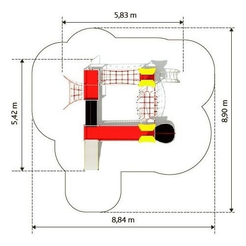 Multifunctional Climbing Set Inter-Play Gerbera