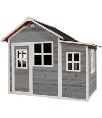 Деревянный игровой домик EXIT Loft 150, серый