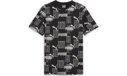 Мужская футболка Puma Ess+ Logo Lab Aop Black White 678982 01