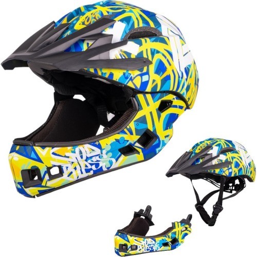 Шлем для даунхилла W-TEC Delgada - Freestyle Blue