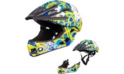 Downhill Helmet W-TEC Delgada - Freestyle Blue