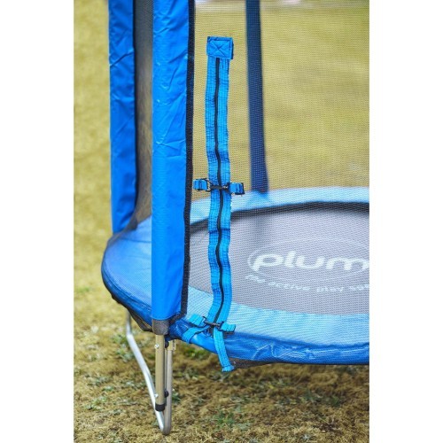Plum batuto Junior su apsauginiu tinklu, mėlynas, 4 pėdų