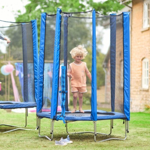 Plum trampoline Junior with enclosure blue 4ft